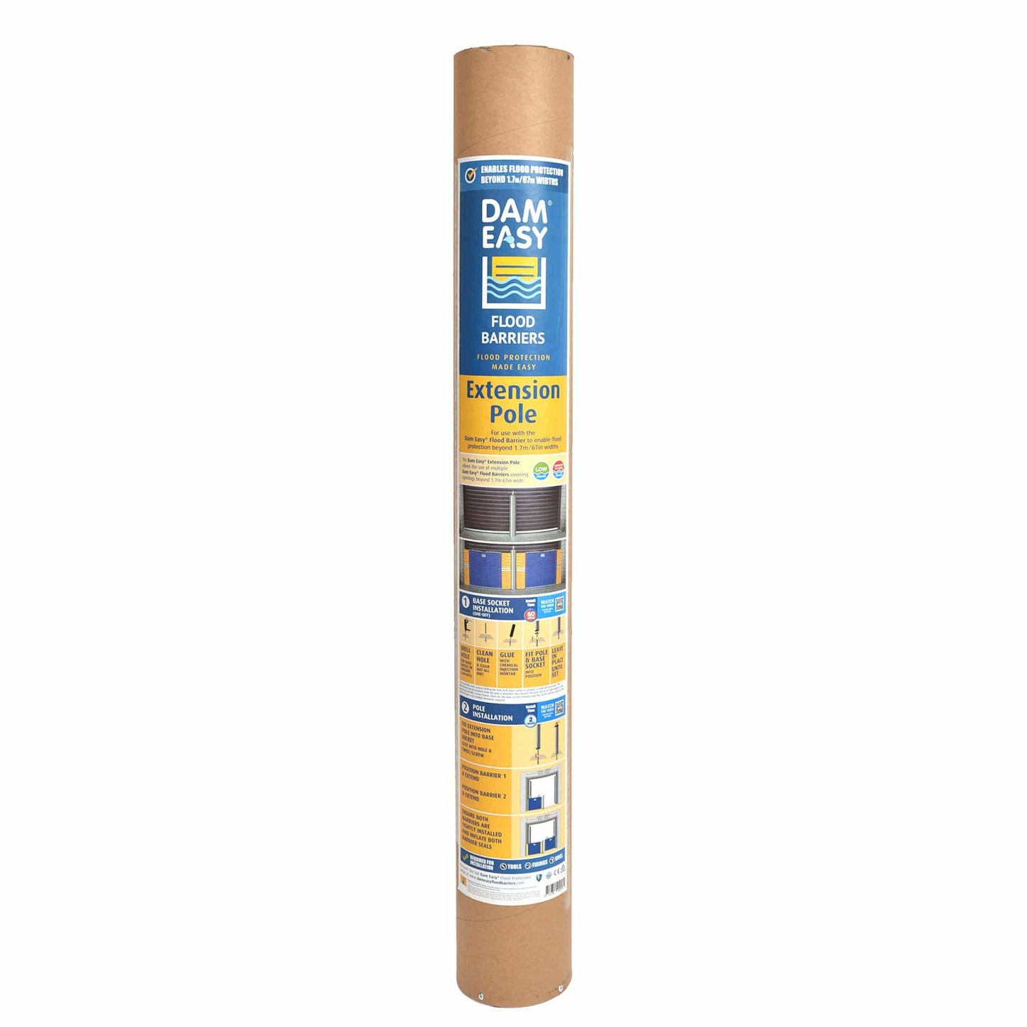 Extension Pole - Dam Easy